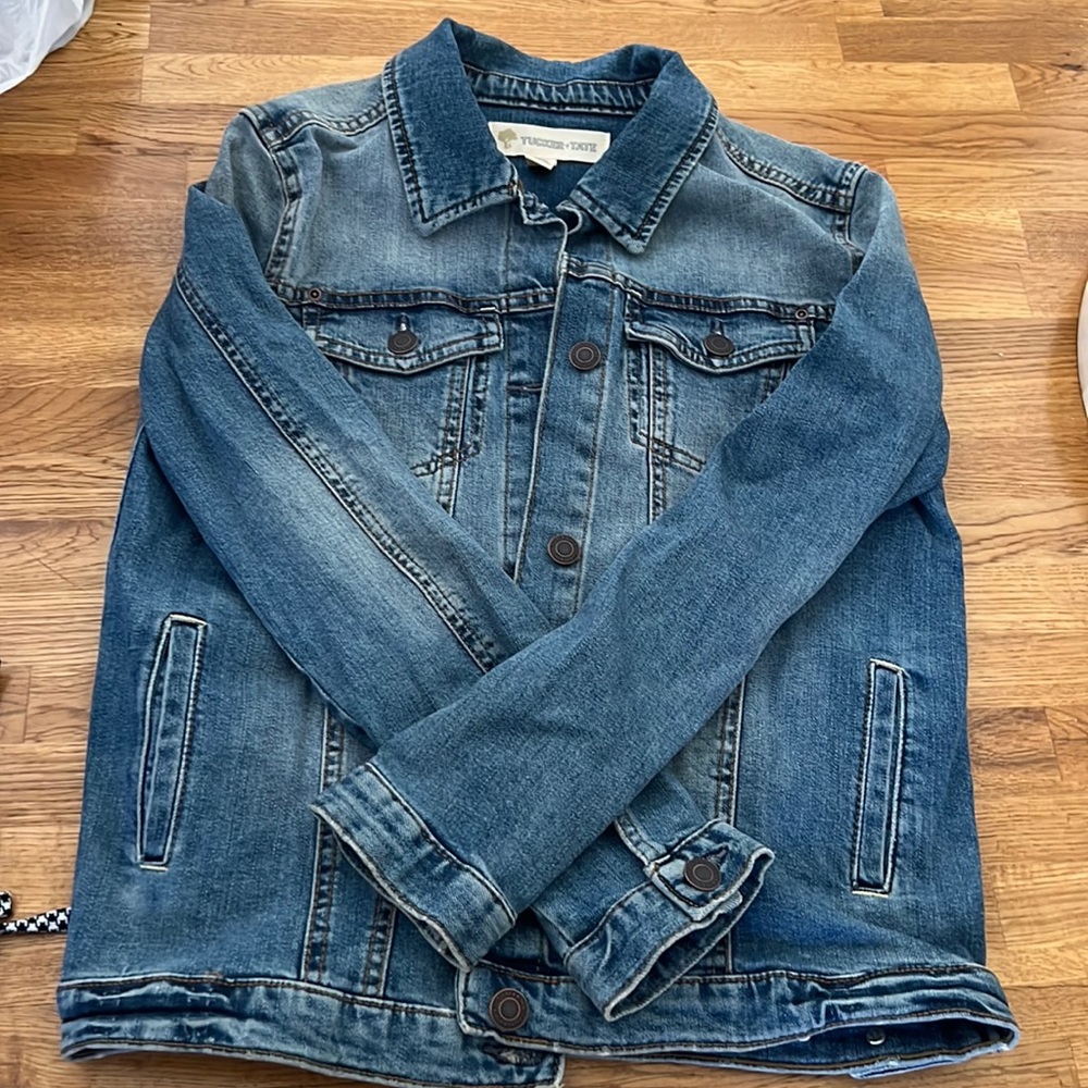 Tucker and Tate Girls full length denim jacket! Goes with any outfit!